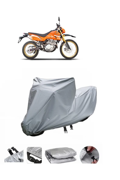 Motoran Cross XF-250  Gri Motosiklet Brandası ARKA ÇANTA UYUMLU DEĞİLDİR ürün görseli 1
