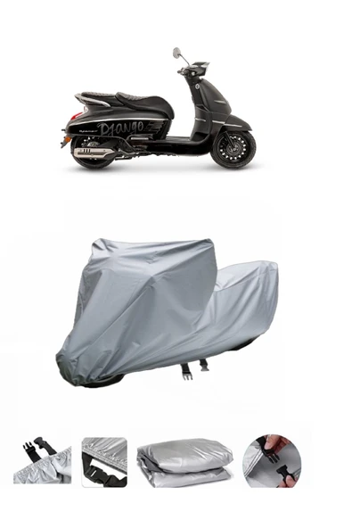 Peugeot Django 150  Gri Motosiklet Brandası ARKA ÇANTA UYUMLU DEĞİLDİR ürün görseli 1
