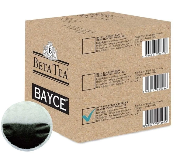 Beta Yüksek Tepeler Demlik Poşet Çay 500*3,2 Gr ürün görseli 1