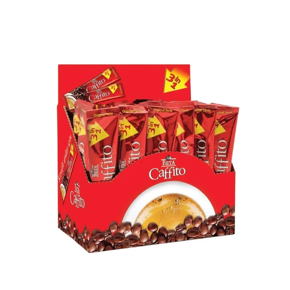 Beta Caffito 3 in 1 Klasik Hazır Kahve  Klasik Kutulu 56 Adet x 18 GR ürün görseli 1