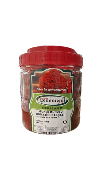 GÜNEŞ KURUSU EV TİPİ DOMATES SALÇASI 1 KG ürün görseli 1