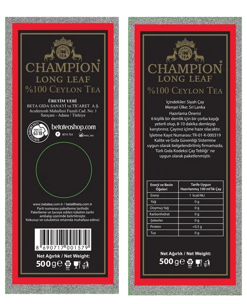 Champion Long Leaf 500 GR - Resim 4