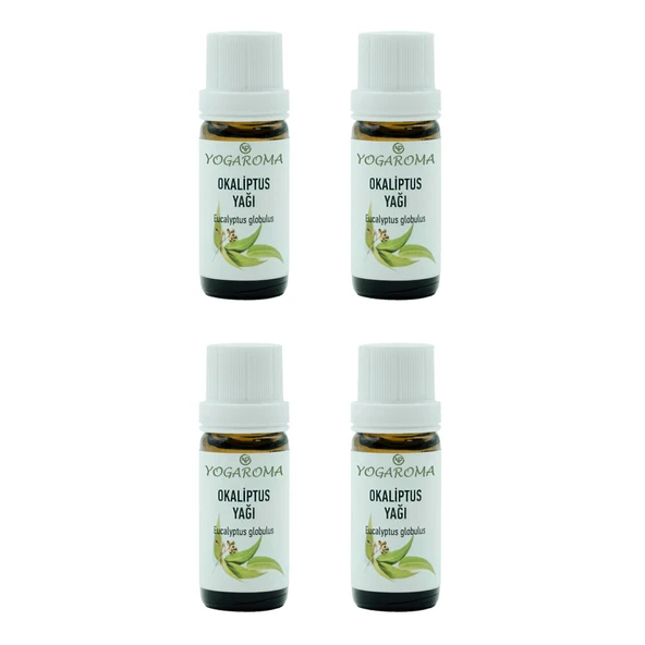 NPO Yogaroma Ferahlatıcı Aromaterapi 10mL Saf ve Doğal Okaliptus Uçucu Yağ 4 Adet ürün görseli 1