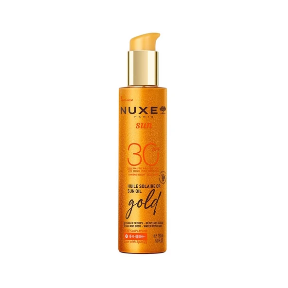 Nuxe Sun SPF30 Gold Altın Parıltılı Güneş Yağı 150 ml ürün görseli 1