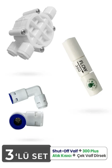 Su Arıtma Cihazı Için Yenileme Kiti (quick Check Valve-shut Off-flow) ürün görseli 1