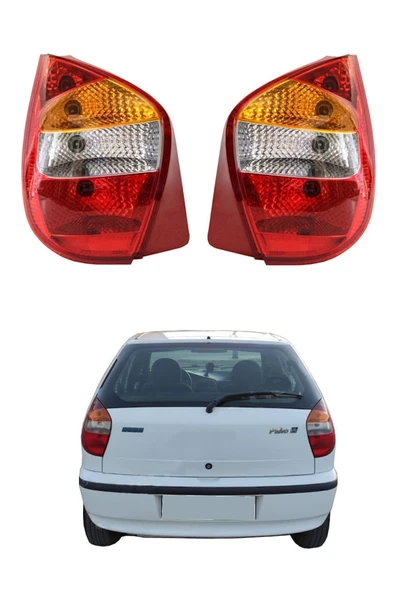 PLEKSAN Fiat Palio Arka Stop Lambası 2003-2012 Kasa Uyumlu Sağ Sol Takım Halinde ürün görseli 1