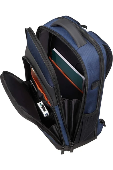 Samsonite Kf9-01-004 15.6" Mysight Usb Girişli Notebook Sırt Çantası Mavi ürün görseli 1