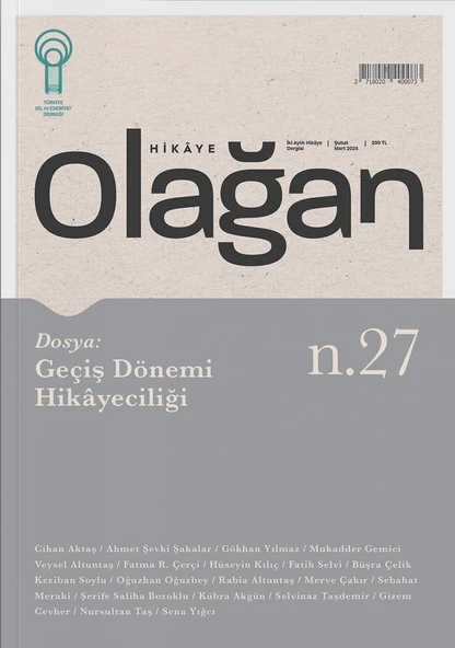 Olağan Hikaye Dergi 27.Sayı Şubat-Mart 2025 ürün görseli 1