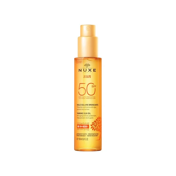 Nuxe Sun SPF50 Bronzlaştırıcı Güneş Yağı 150 ml ürün görseli 1