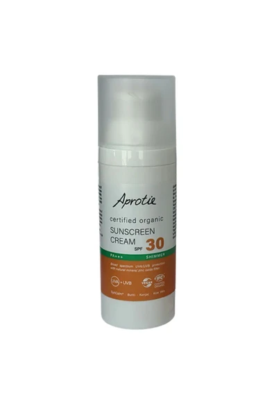 Aprotie %100 Organik Ve Vegan Sertifikali Güneş Kremi Spf 30 ürün görseli 1