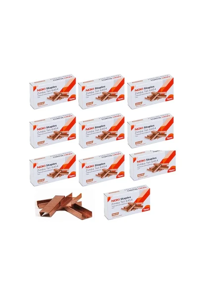 Noki Zımba Teli No:10 Bakır 10 Paket (1 Kutu) ürün görseli 1