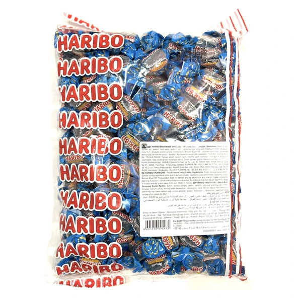 Haribo Yumuşak Şeker 1 kg Ahududu Sulu ürün görseli 1