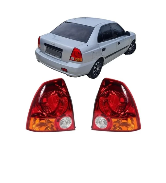 HYUNDAI ACCENT ADMİRE STOP LAMBASI SAĞ SOL TAKIM HALİNDE ürün görseli 1
