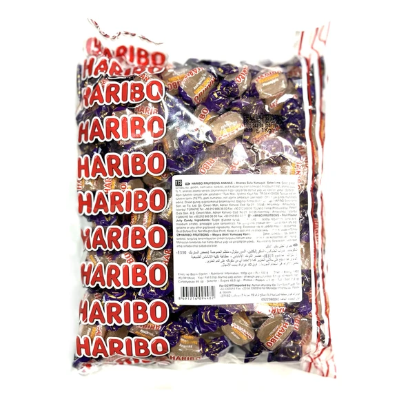 Haribo Yumuşak Şeker 1 kg Ananas Sulu ürün görseli 1