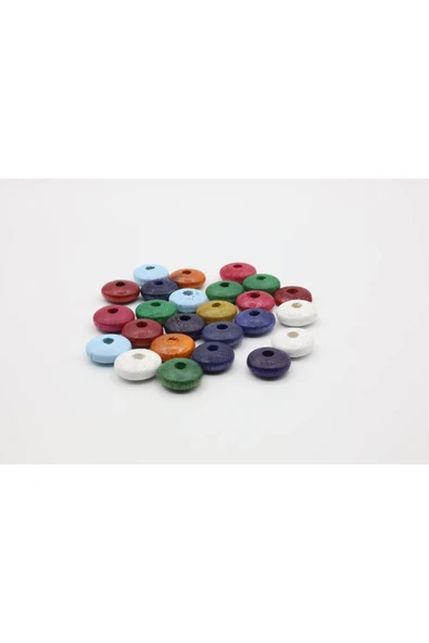 AHŞAP BONCUK 14 MM - Resim 2