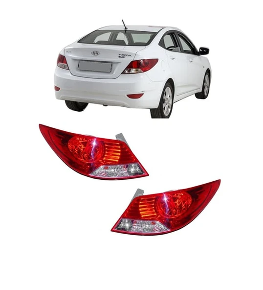 HYUNDAI ACCENT BLUE ARKA STOP LAMBASI SAĞ SOL TAKIM HALİNDE ürün görseli 1