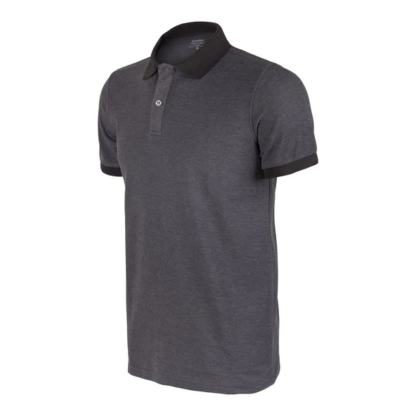 Evolite DeepRaw Erkek Polo T-Shirt- Antrasit - Resim 10