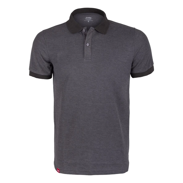 Evolite DeepRaw Erkek Polo T-Shirt- Antrasit - Resim 9
