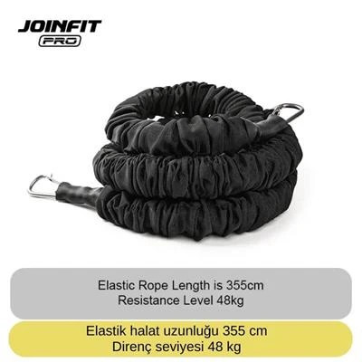 Joinfit Pro Body Power Bungee Cord 355 Cm - Resim 4