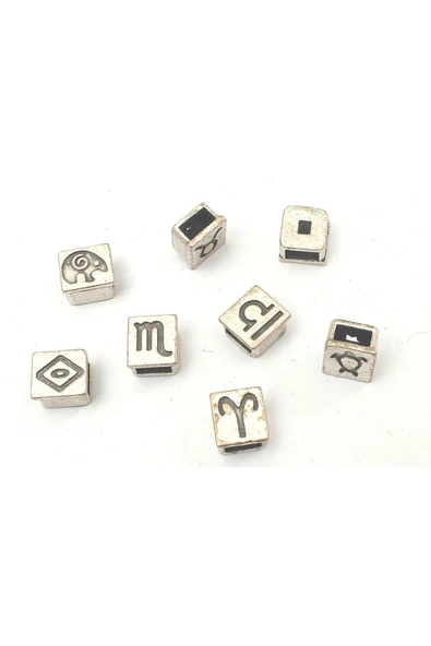 3X6 MM BURÇLAR- GEZEGENLER- MİTOLOJİK DESENLİ KARE BİLEKLİK KÖPRÜ APARATI (100 GRAM) ürün görseli 1