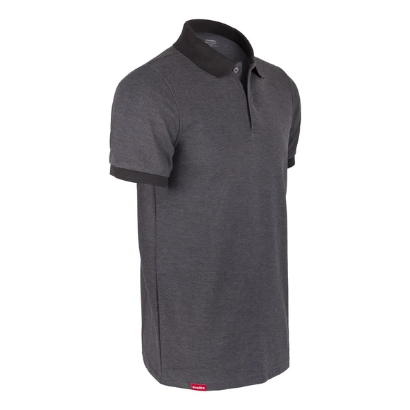 Evolite DeepRaw Erkek Polo T-Shirt- Antrasit - Resim 6