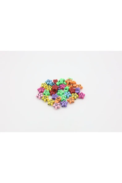 AKRİLİK ŞEKİLLİ BONCUK 8-12 MM - Resim 2