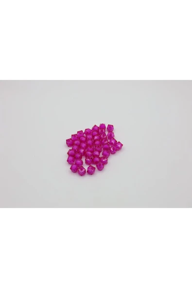 AKRİLİK KÜP BONCUK 10 MM - Resim 6