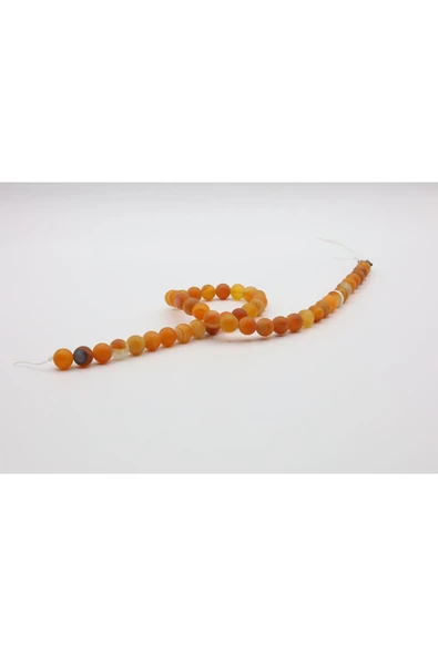 AKİK DOĞAL TAŞ BONCUK 8 MM - Resim 2