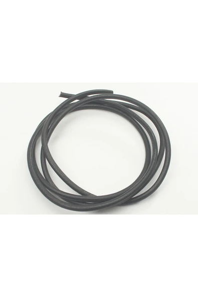 4 MM ÇAPLI YUVARLAK DERİ KORDON  (2 METRE) - Resim 5