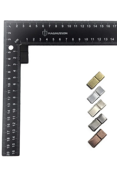 5x10 MM DERİ BİLEKLİK KİLİTİ MIKNATISLI KİLİT (20 ADET) ürün görseli 1