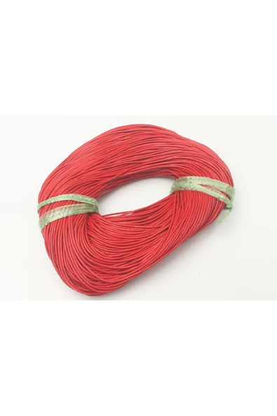 4 MM ÇAPLI YUVARLAK DERİ KORDON  (2 METRE) - Resim 2