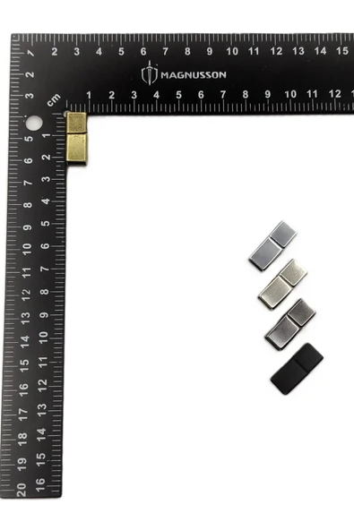 4x8 MM DERİ BİLEKLİK KİLİTİ MIKNATISLI KİLİT  (40 ADET) ürün görseli 1