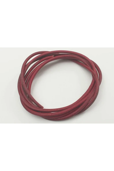 4 MM ÇAPLI YUVARLAK DERİ KORDON  (2 METRE) - Resim 11