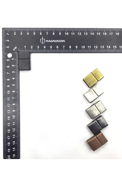 5x15 MM DERİ BİLEKLİK KİLİTİ MIKNATISLI KİLİT (5 ADET) ürün görseli 1