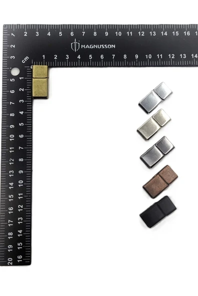 6x12 MM DERİ BİLEKLİK KİLİTİ MIKNATISLI KİLİT (40 ADET) ürün görseli 1