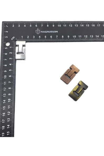 3x14 MM DERİ BİLEKLİK KİLİTİ MIKNATISLI KİLİT (10 ADET) ürün görseli 1