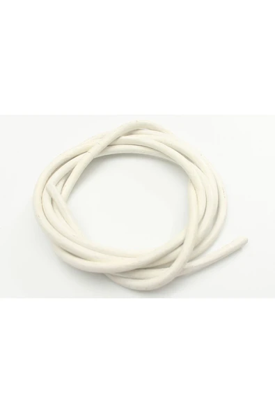 4 MM ÇAPLI YUVARLAK DERİ KORDON  (2 METRE) - Resim 4