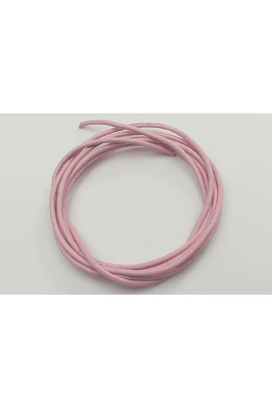 4 MM ÇAPLI YUVARLAK DERİ KORDON  (2 METRE) - Resim 7