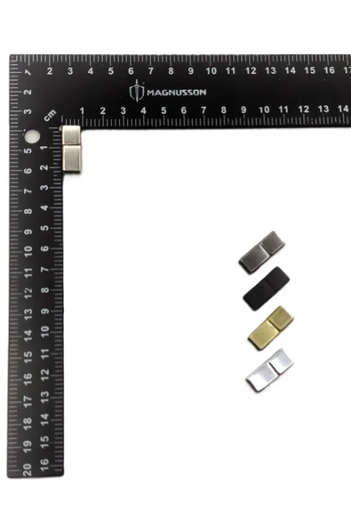 4x8 MM DERİ BİLEKLİK KİLİTİ MIKNATISLI KİLİT  (20 ADET) ürün görseli 1
