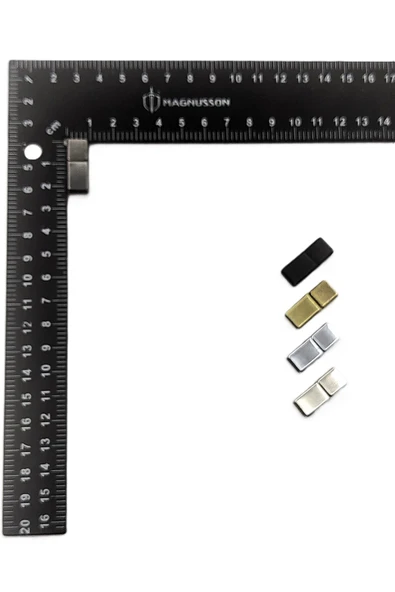 4x8 MM DERİ BİLEKLİK KİLİTİ MIKNATISLI KİLİT  (10 ADET) ürün görseli 1