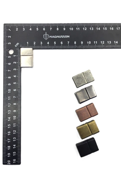 5x15 MM DERİ BİLEKLİK KİLİTİ MIKNATISLI KİLİT (20 ADET) ürün görseli 1
