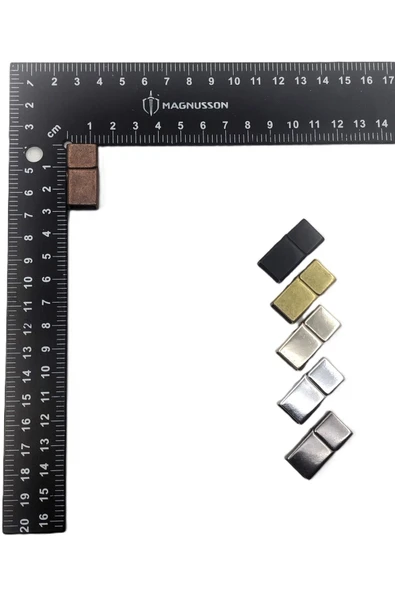 6x12 MM DERİ BİLEKLİK KİLİTİ MIKNATISLI KİLİT (5 ADET) ürün görseli 1