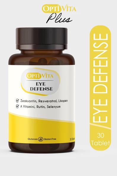 Optivita Eye Defense 30 Tablet Likopen, Zeaksantin, Rutin, Resveratrol Göz Sağlığı İçin Multivitamin ürün görseli 1