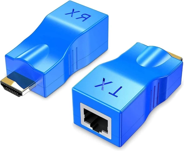 Hdmi Rj45 Cat5 6 Extender Uzatıcı Uzatma Aparatı Adaptör ürün görseli 1