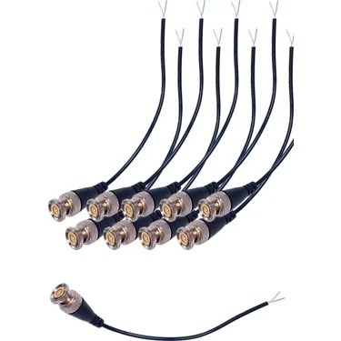 EZCOOL BNC KONNEKTOR HAZIR KABLOLU (10 LU PAKET) ürün görseli 1