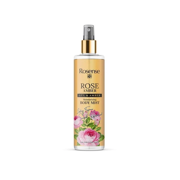 Rosense Body Mist Vücut Spreyi (GÜL-AMBER) 200 ml ürün görseli 1
