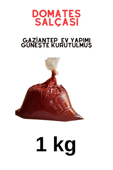 Gaziantep Ev Yapımı Güneşte Kurutulmuş Domates Salçası 1 KG ürün görseli 1