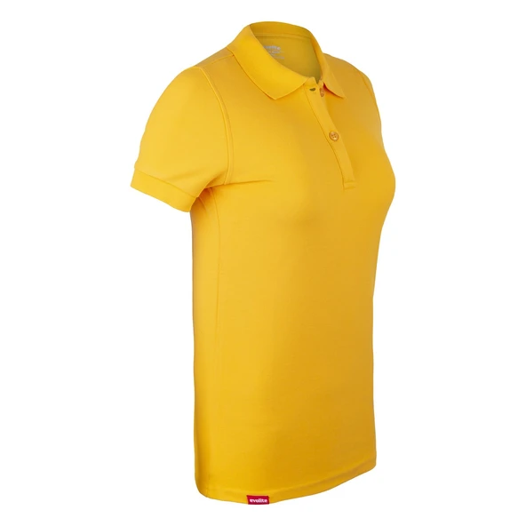 Evolite DeepRaw Kadın Polo T-Shirt - Sarı - Resim 2