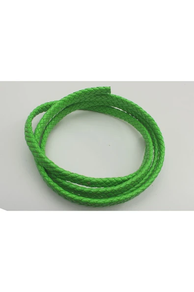 3x10-4x10 MM YASSI ÖRGÜLÜ SUNİ DERİ KORDON (5 METRE) ürün görseli 1