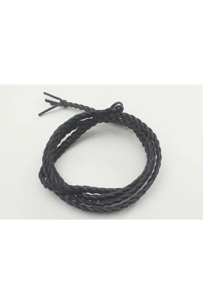 8-12 MM YASSI ÖRGÜLÜ NATUREL (DOĞAL) DERİ KORDON (1 METRE) ürün görseli 1